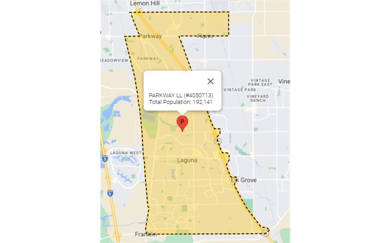 Parkway Boundary Map